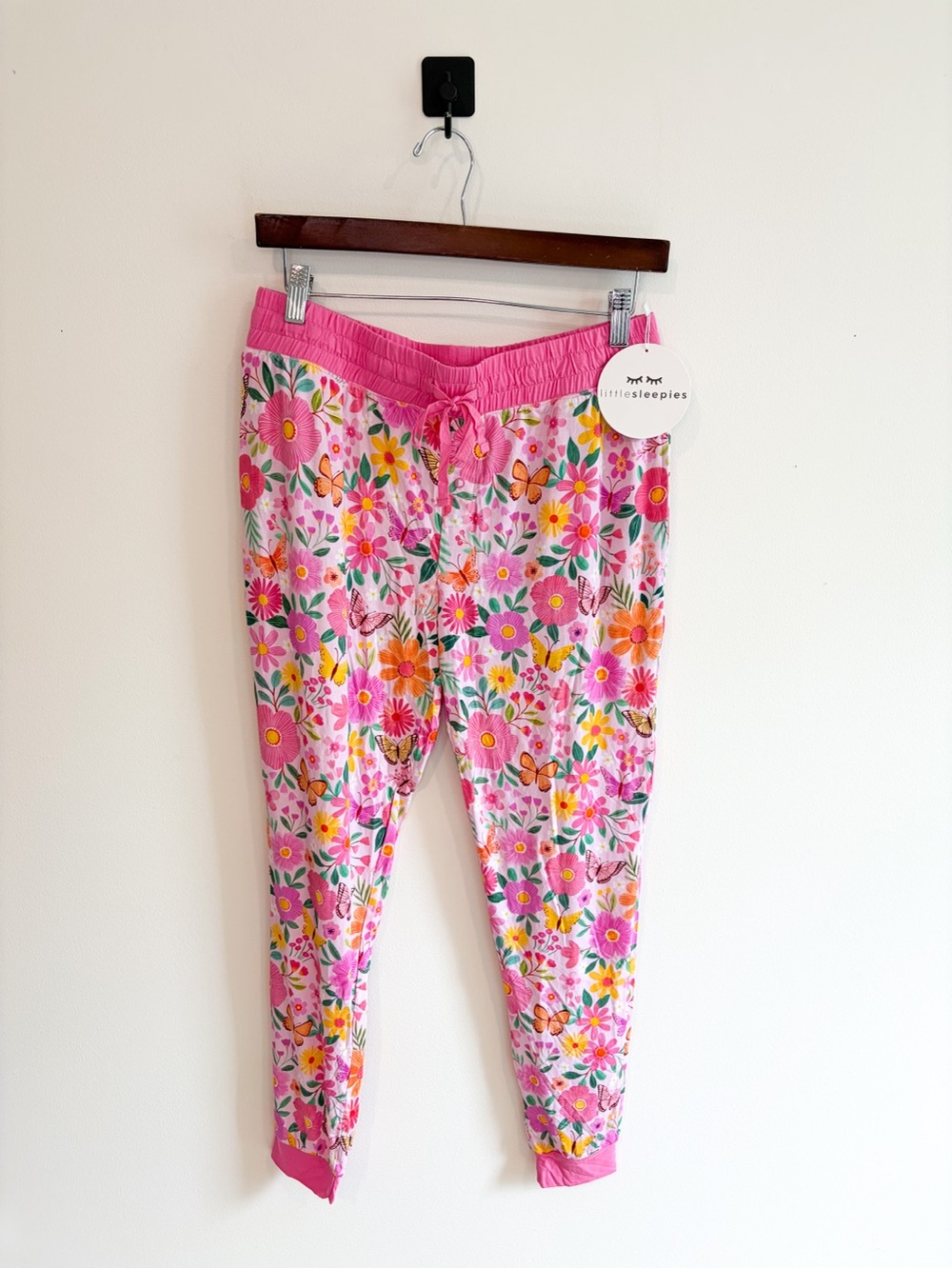 Little Sleepies Butterfly Blooms Womens Pajama Pants Size Small NWT